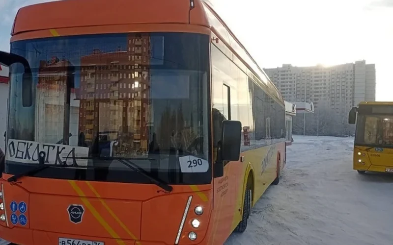 Первый электробус проехал по улицам Ярославля