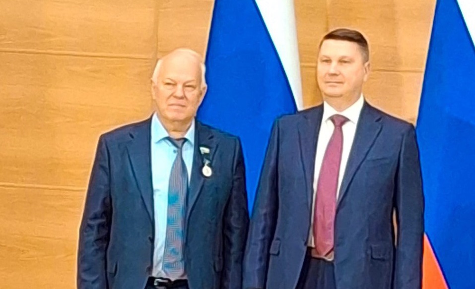 Анатолия Грешневикова наградили медалью Столыпина