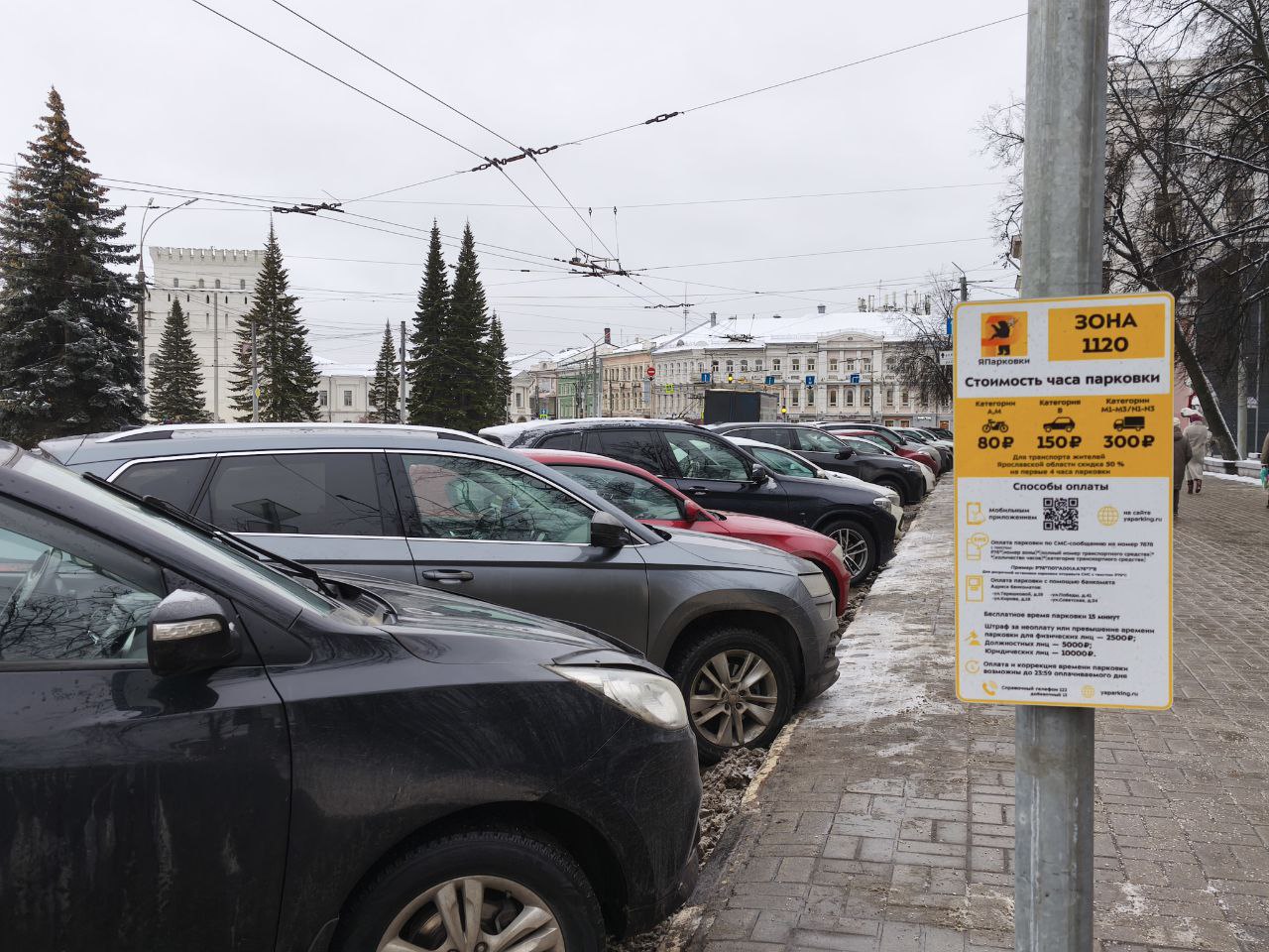 Ярославцы жалуются на платные парковки
