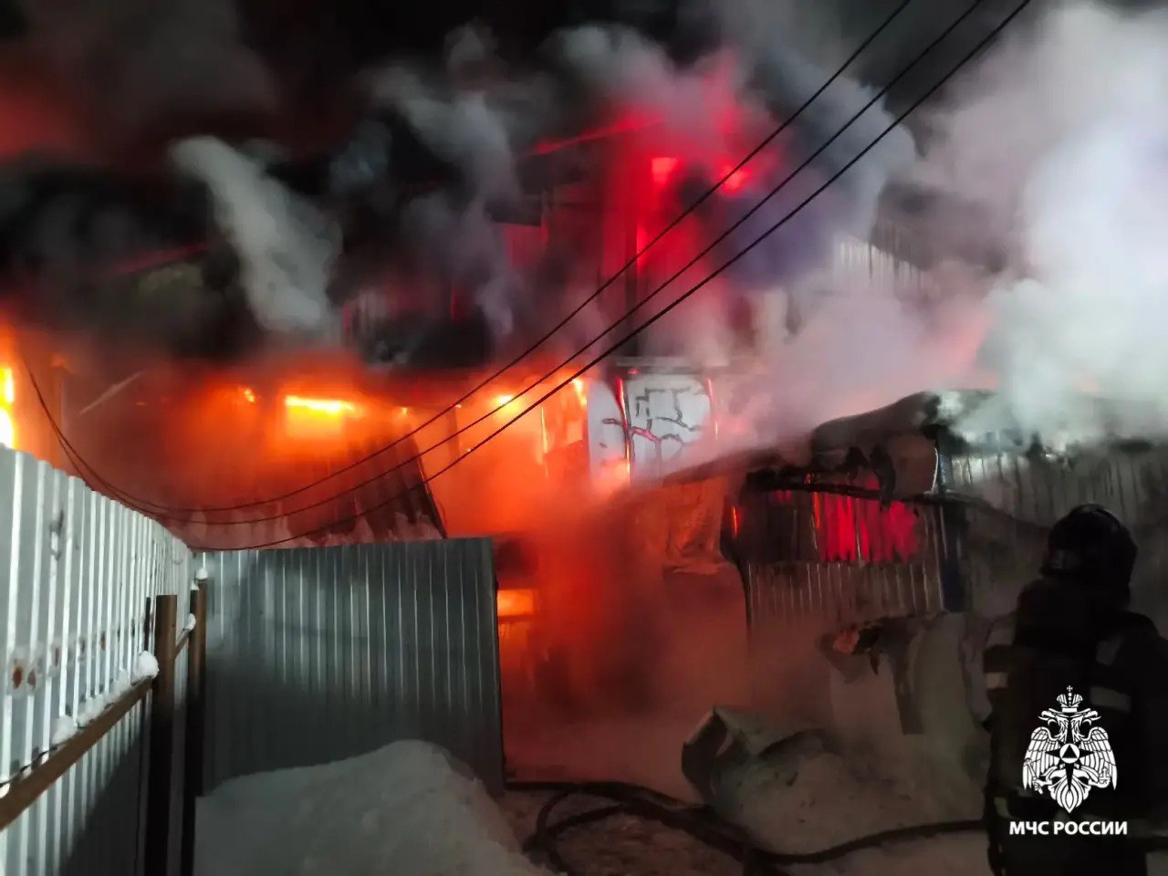 Пожар на производстве в Угличском округе