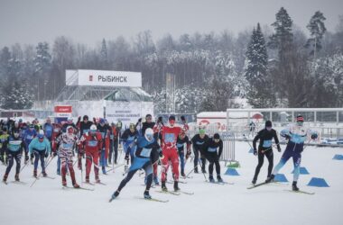 Всероссийская массовая гонка «Лыжня России» прошла в лыжно-биатлонном центре «Демино»