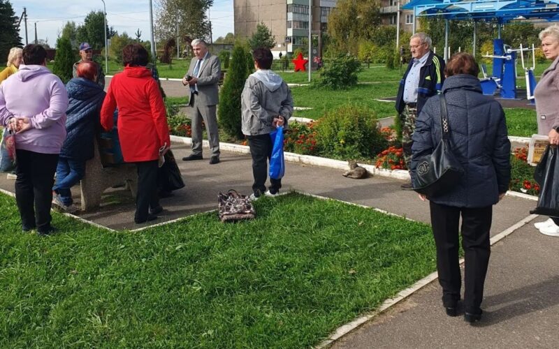 Секретарь Бюро Совета ярославской "Справедливой России" провел встречи в Рыбинском районе